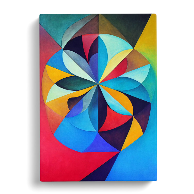 Teanna Floral Mandala Style Vol.1 - Wrapped Canvas, 76cm H x 50cm W x 3cm D