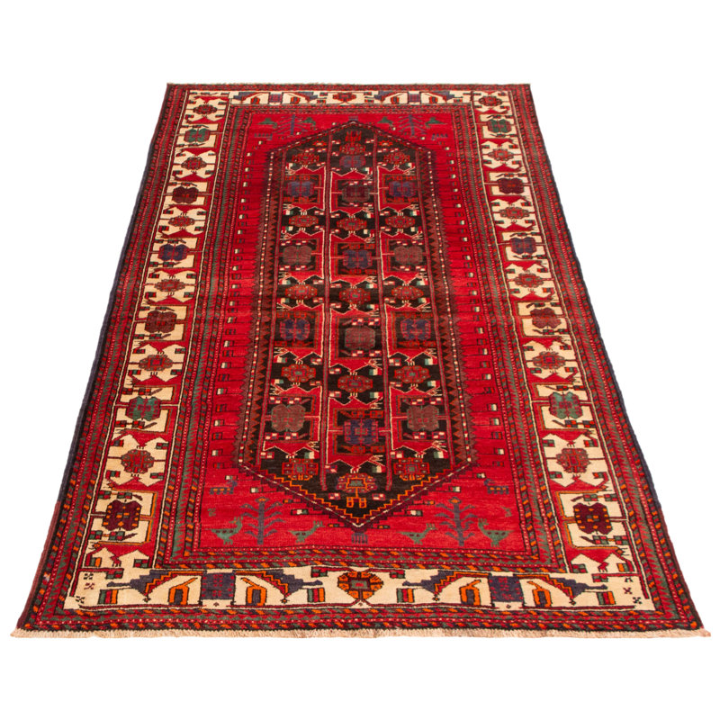 Tapis rouge foncé Croci Anatolian 5 pi 0 po x 9 pi 10 po