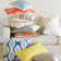 Draper Solid Colour Feather Reversible Throw Pillow
