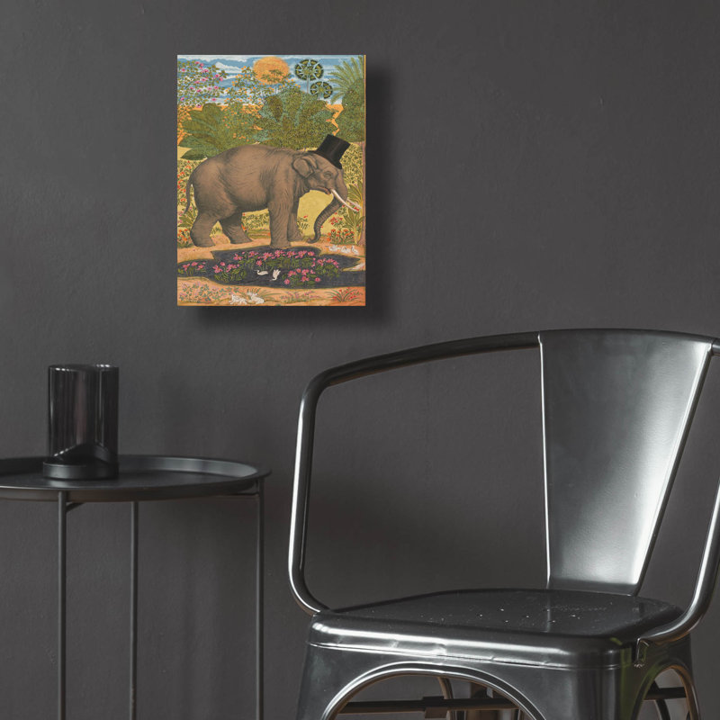 «Regal Elephant» par Seven Trees Design, H 16 po x l 12 po x P 0,13 po