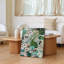 Toile, collage vibrant avec un éventail d'illustrations botaniques, y compris l'art mural, fleurs délicates, feuilles vertes luxuriantes et art mural sur toile-1043140022