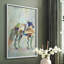 Fantastic Florals Fox, reproduction encadrée debout - bois massif-760375904-760375905