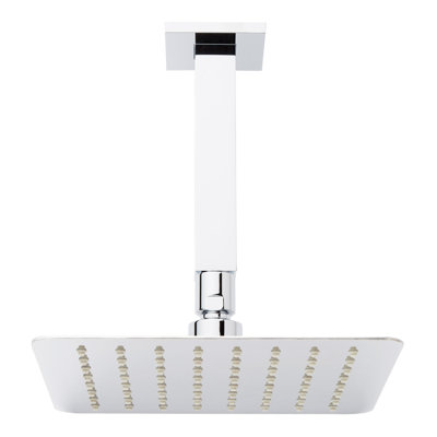 Pomme de douche carrée moderne 8 "avec bras de plafond carré 2,5 gallons par minute