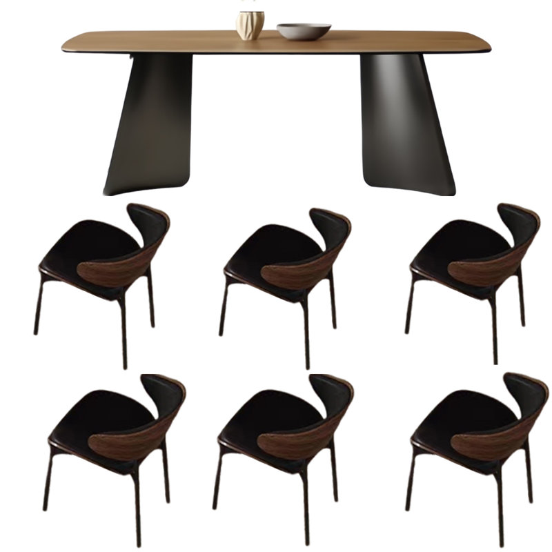 Light luxury simple modern home dining table