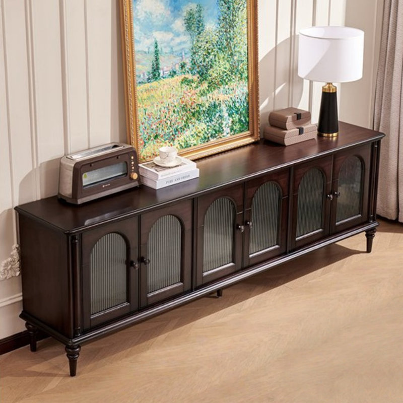 Simple Solid Wood TV Cabinet