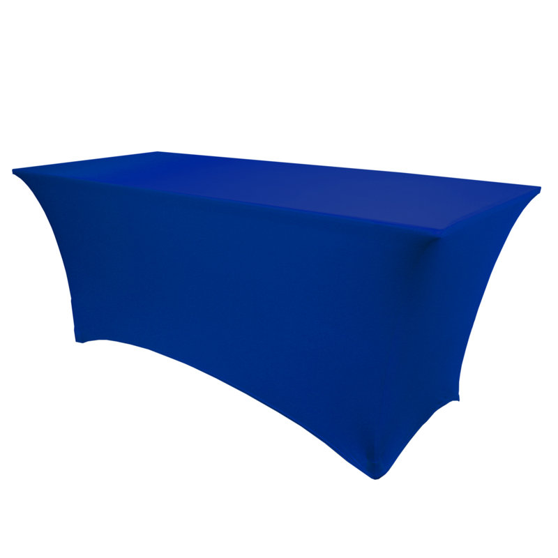 Ultimate Textile Rectangular Tables- 36" H, 3, Royal, 60" x 24"