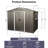 8Ft X 6Ft Outdoor Metal Shed In Grey - Robust Galvanized Steel Panels, Four Punched Vents, Sliding Door With Lock, Easy To Assemble For Backyard Tools Storage Finish Construction, Integrated Build-123403647-123403652