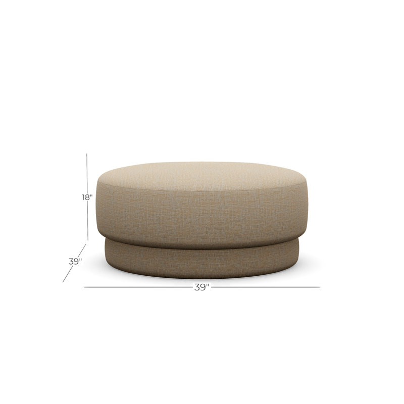 Cremini Large Ottoman, Churchill 351902