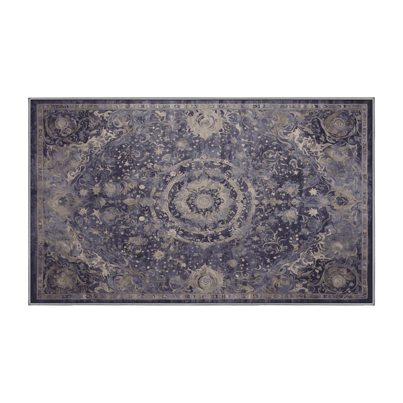 Machine Washable Pink Area Rug, Runner 2' x 5'