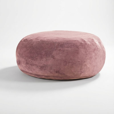 Large 6-Foot Memory Foam Bean Bag Sofa with Removable Flannel Cover Adaptable Lounge Chair and Guest Bed with Pressure-Relieving Support