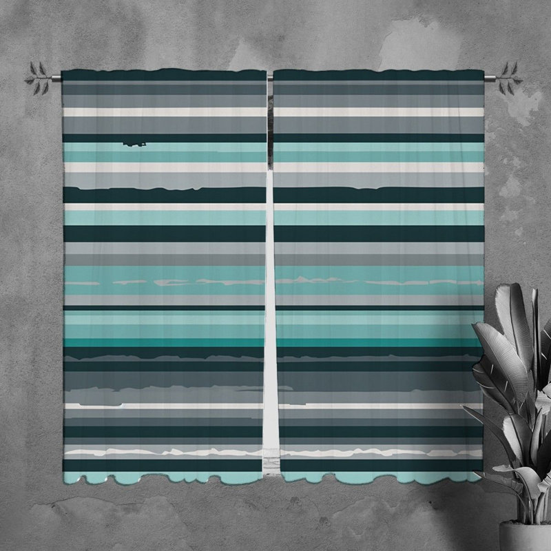 Paire de rideaux obscurcissant en polyester Xyleena, L 20 po x L 61 po