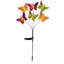 Butterfly solar courtyard ground mounted lights