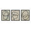 Twisted 1, 2, 3. Set Of 3 Framed 3 Pieces by Jacques Pilon Print-2022973821-2022973820