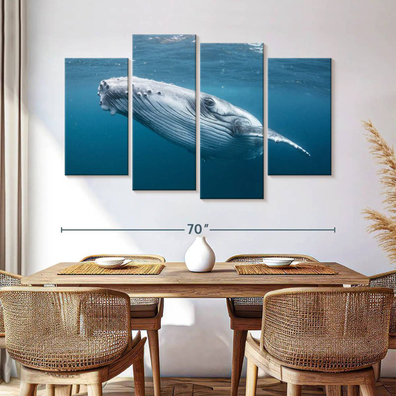 Brampt Tonga Humpback Whale, 42" H x 68" W