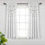 Panneau de rideau simple semi-diaphane avec passe-tringle Tassel Window-88660026-90569270
