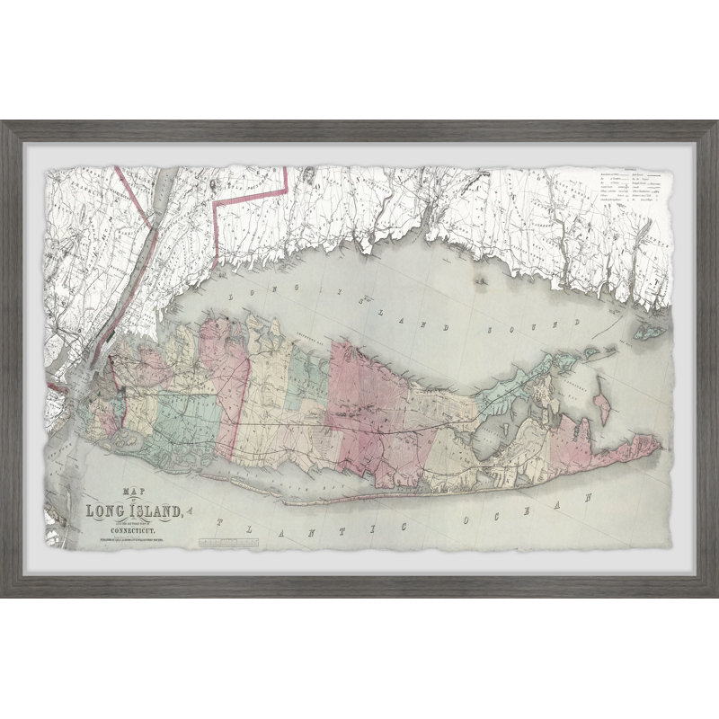 «Long Island» - Impression de cadre photo sur papier, H 16 po x l 24 po x P 1,5 po