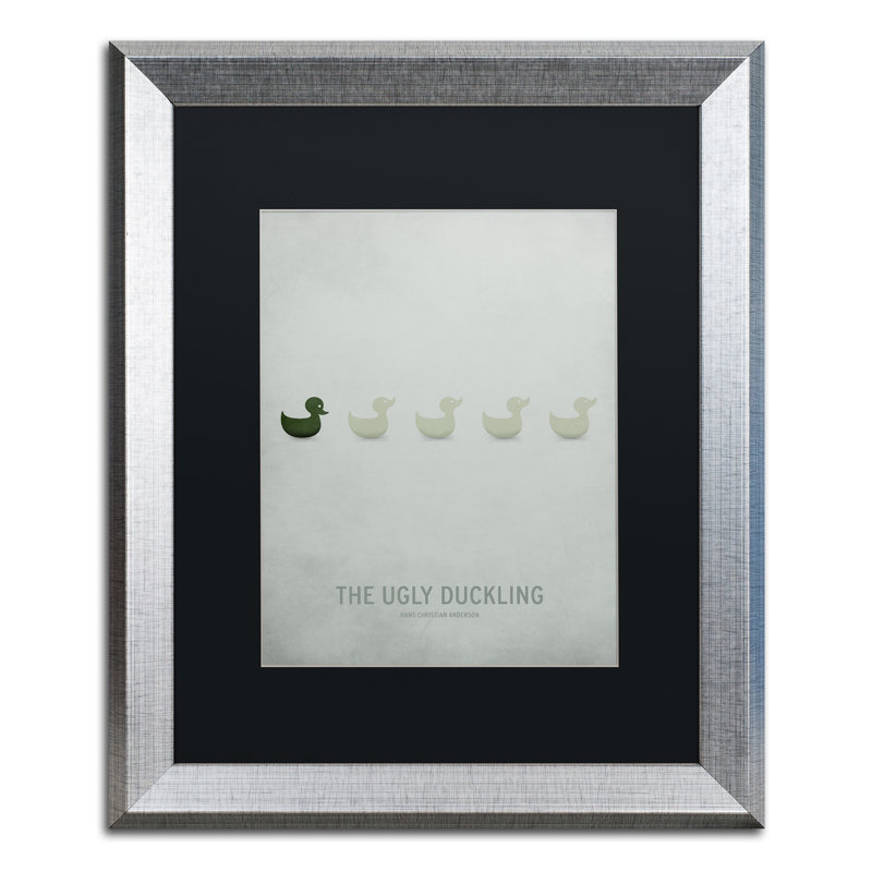 Christian Jackson Framed Art, Black, 20" H x 16" W x 0.5" D, Silver Framed