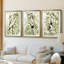 Retro Parlor Heron I - reproduction sur mesure encadrée de qualité supérieure - 3 pièces-1876056524-1876056521