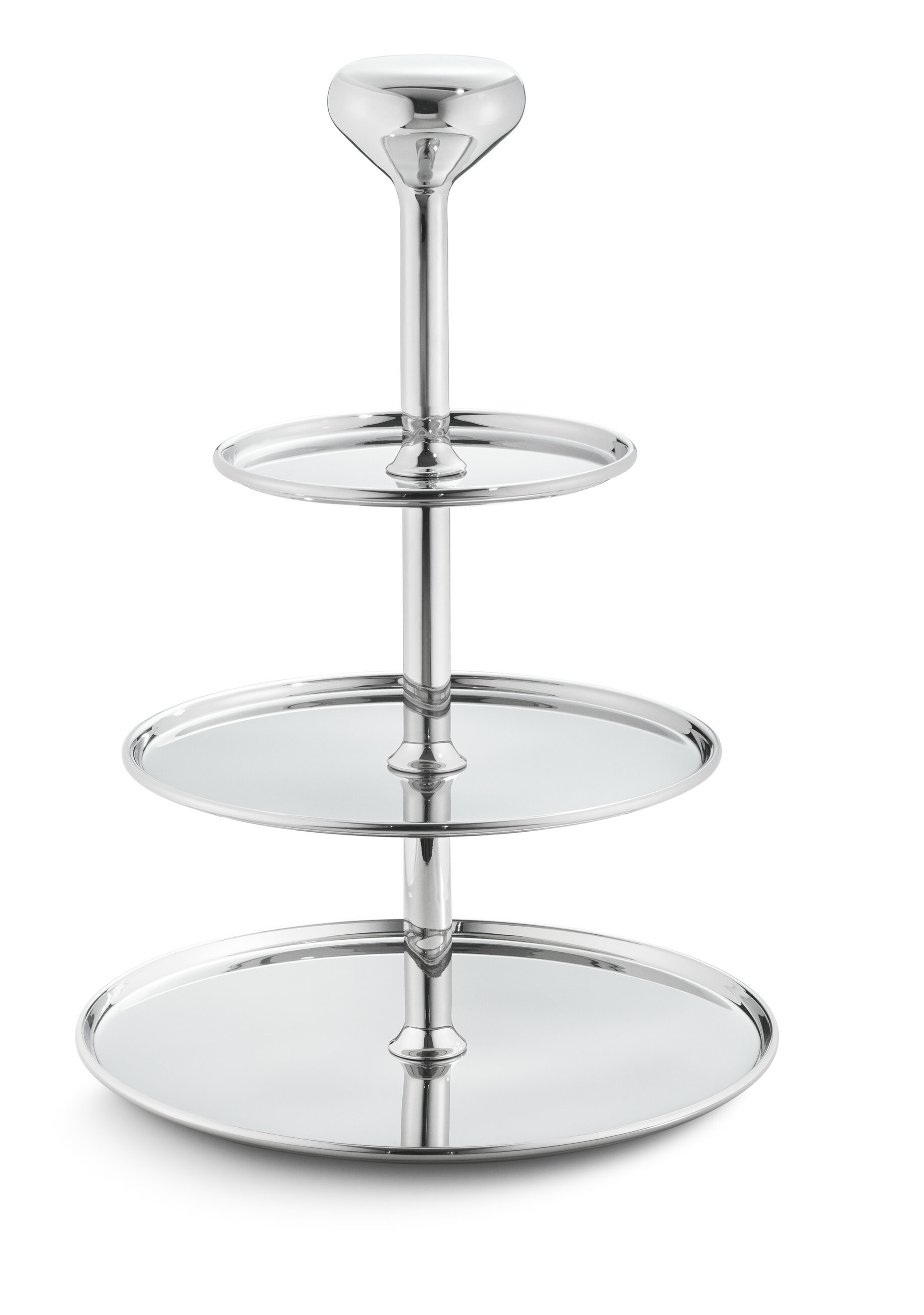 ALFREDO modern kitchen roll holder in polished stainless steel