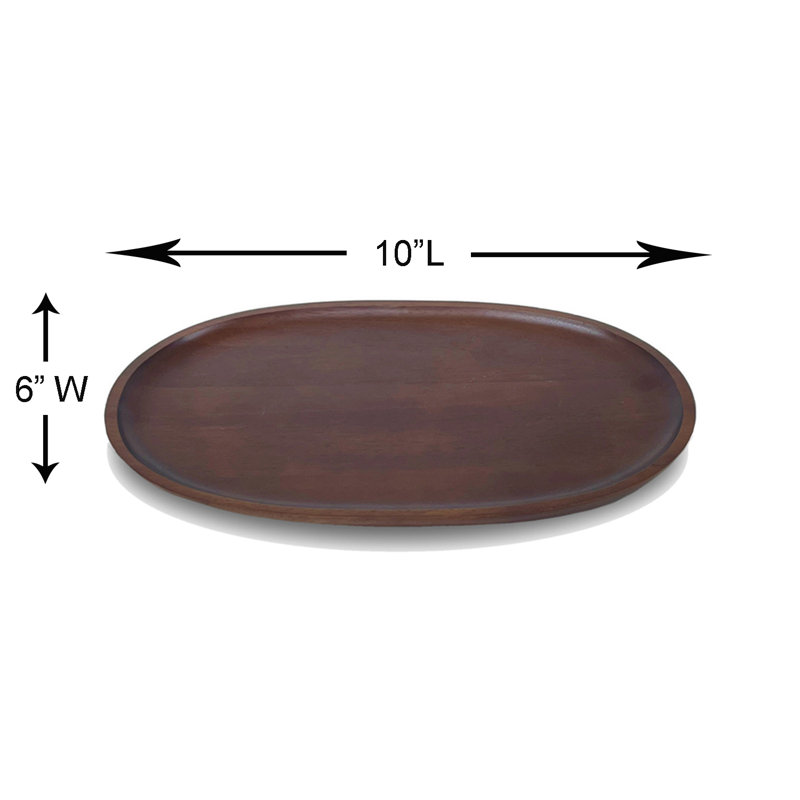 Ebern Designs Grenard Wood Tray