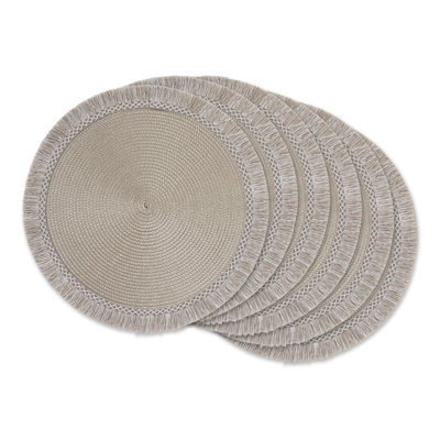 Kraus Polypropylene Plastic Round Placemat
