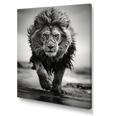 Art mural sur toile, "Noir et blanc"