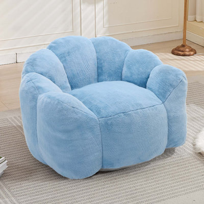 Ergonomic Bean Bag Sofa with Easy-Move Pull Ring