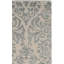 Tapis ivoire / argent en laine / viscose touffeté à la main Domingues-1834000374