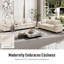 2 Seater Chenille Sofa & Chaise-249380780