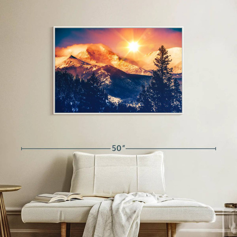 Colorado, Cadre flottant blanc, 40 po x 27 po