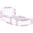 vidaXL Bed Frame without Mattress Zadar Black and White 100x190 cm Faux Leather-814465720-814465725