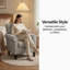 Fauteuil d'appoint rembourré avec coussin-655052730