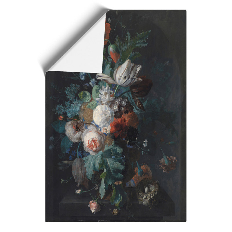 Still Life with Flowers by Jan van Huysum - Frameless Print, 30cm H x 21cm W x 0.1cm D