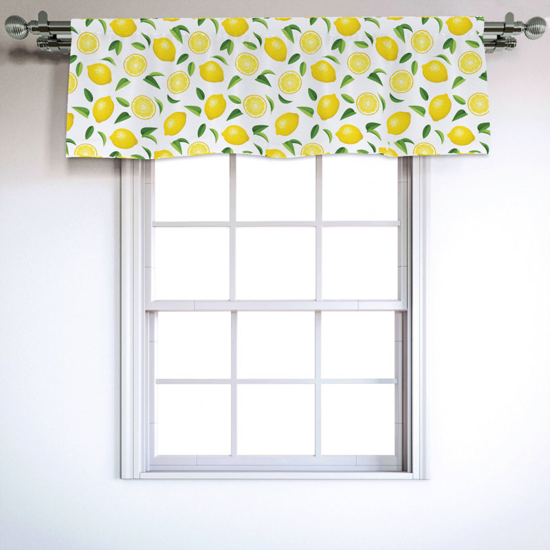 Sateen Ruffled Window Valance