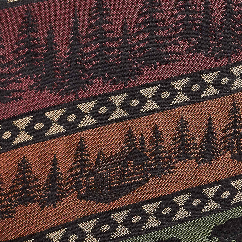 Chemin de table Millwood Pines Mountain Bear - L 54 po, 54 po x 13 po