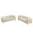 Compression Sofas Set, Velvet 3 Seater Combo, Modern Home Lounge