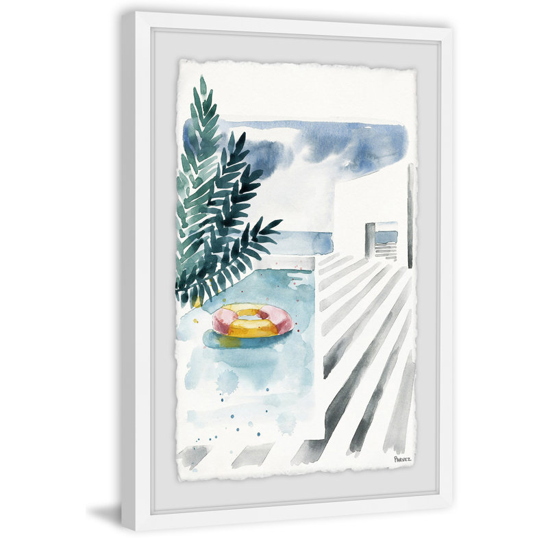 «Infinite Pool» par Parvez Taj - reproduction de cadre photo, H 24 po x l 16 po x P 1,5 po