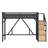 Twin XL Loft Bed with Storage Stairs, Shelves & Built-in Wardrobe, Metal Frame with USB & LED Lights, Natural Wood-781971958-781971962