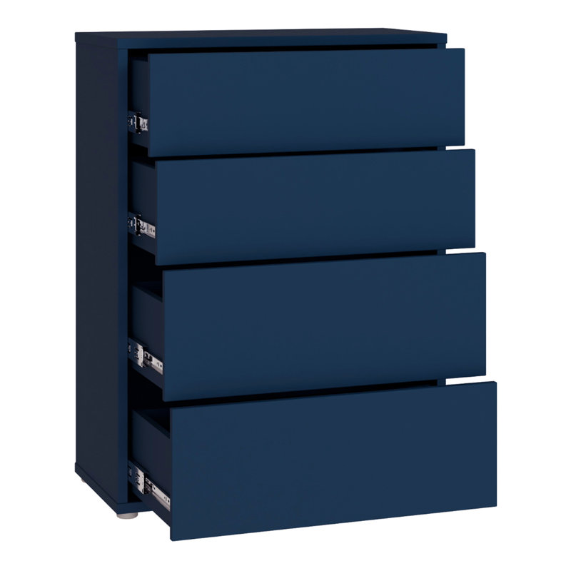 74.5 cm W Chest of 4 Drawers, Navy