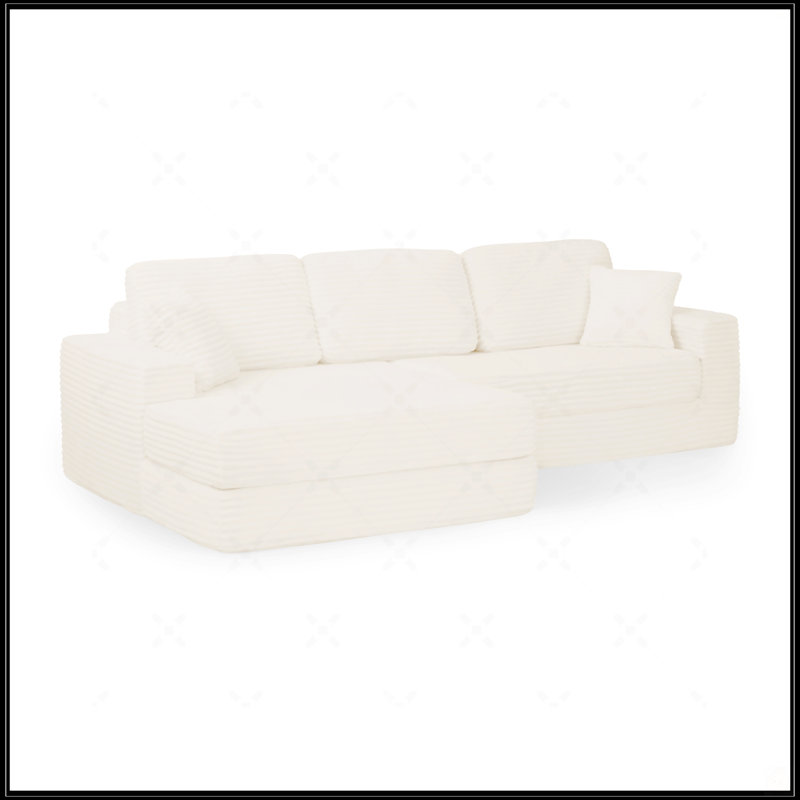 Siège du canapé gauche, Beige