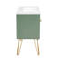 Meuble-lavabo luxueux avec lavabo en résine de qualité supérieure et rangement spacieux