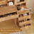 5 Drawer Makeup Vanity Desk With Lights & Power Outlet, Modern Fluted Design, 23.6" HD Lighted Mirror, Solid Wood Legs