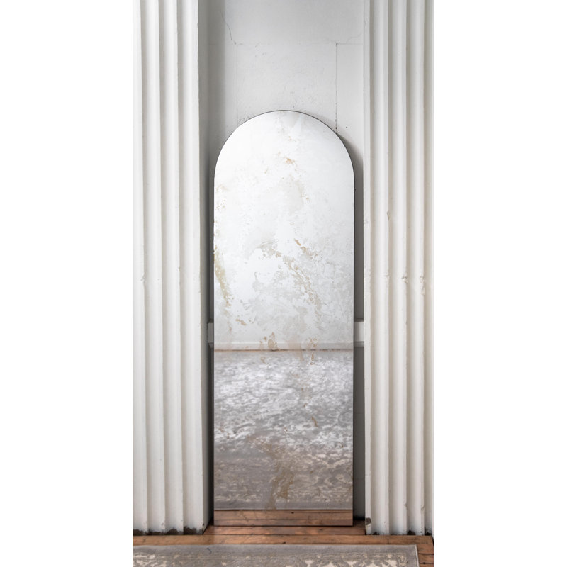 Arched Antique LiteMirror, 72" x 48"