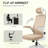 Ergonomic Desk Chair With Flip-Up Armrest,Mesh Office Chair,Rotatable Headrest, Adjustable Lumbar Support-1510532169-1510532167