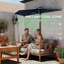 265cm Wall Mount Parasol-2138900865