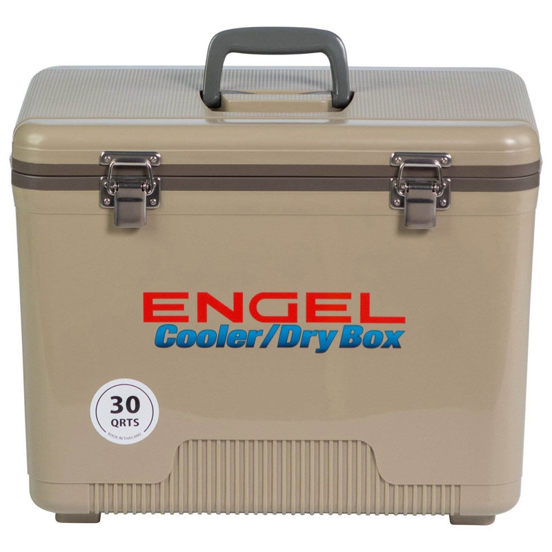 Engel Coolers 30 Quart Lightweight Leak Proof Insulated Cooler Drybox