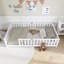 Lit simple en bois avec garde-corps-22686623