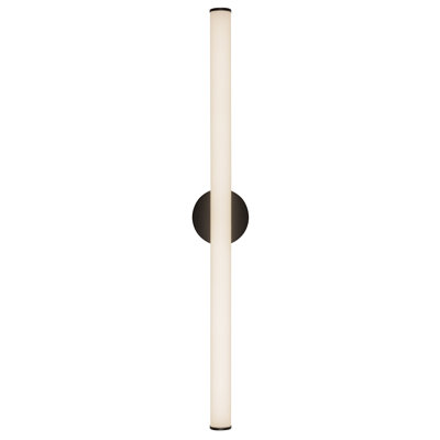 Tectra 36-in Black dimmable LED Wall Sconce
