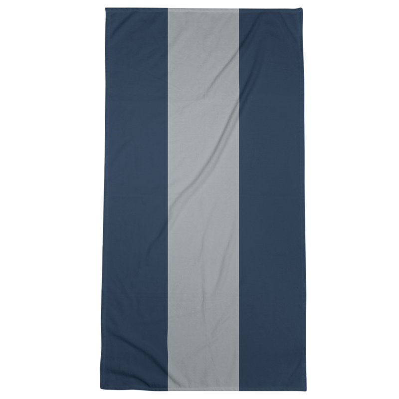 Microfiber Bath Towel, Tennessee Red Football Navy/Gray