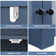 Hunsberger 23.6'' W x 67'' H x 11.8'' D Linen Cabinet with 2 Drawers
